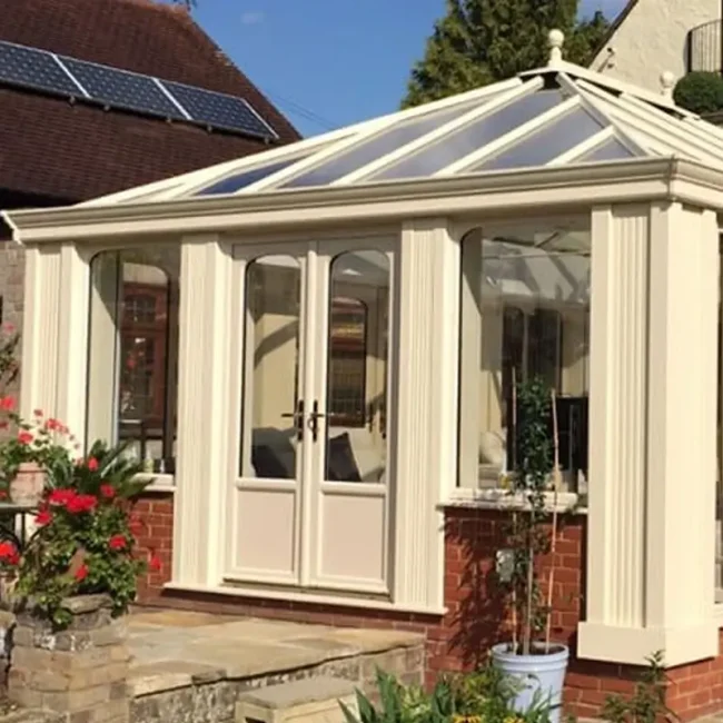 Smooth Cream Loggia Conservatory for Essex home – Mr Back