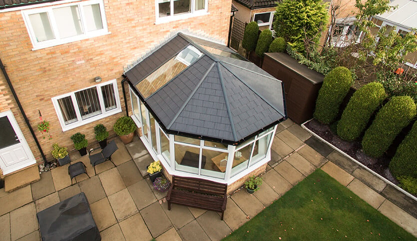 Tiled roof Victorian conservatory