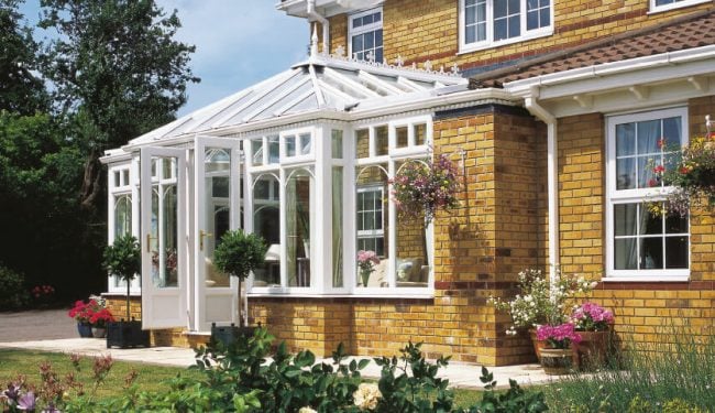 Aluminium T-Shaped Conservatory