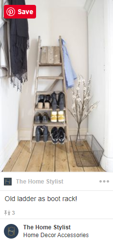 Upcycled shoe racks