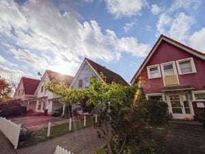 Cube shape houses