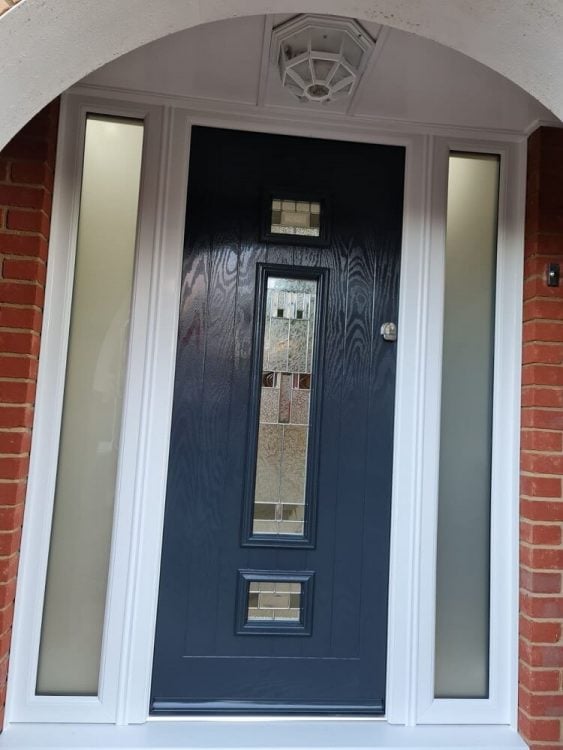 A Blue Composite Door