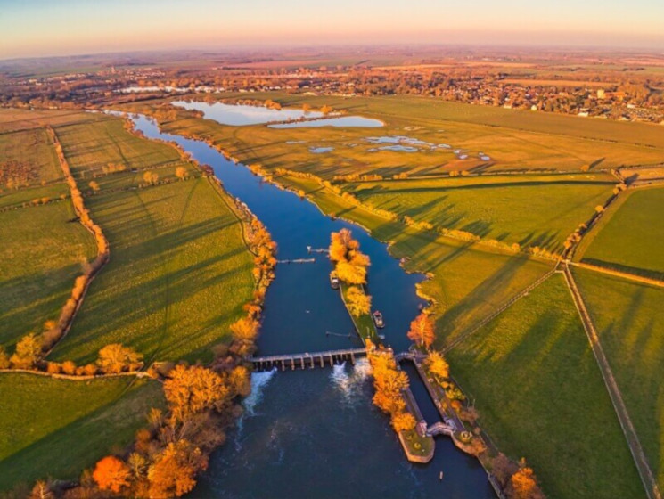 Abingdon aerial view