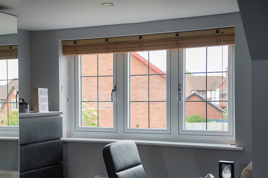 White Residence 7 window interior