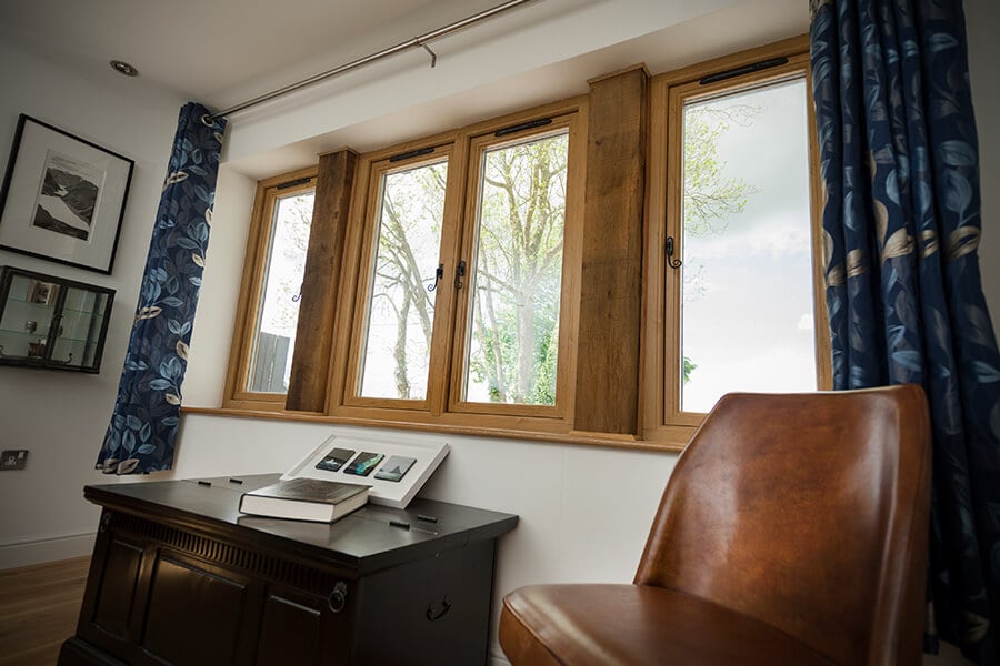 Oak effect interior Residence 9 window