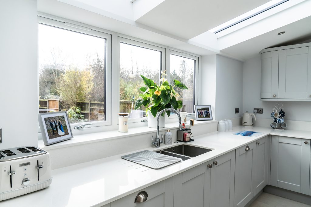 Maldon Road - kitchen interior casement windows