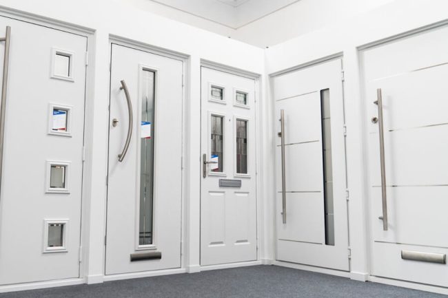 Composite front and back doors