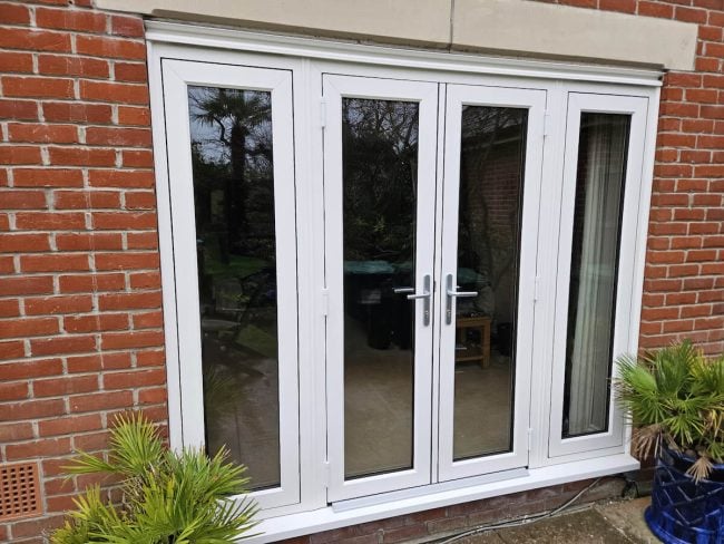 Flush French doors