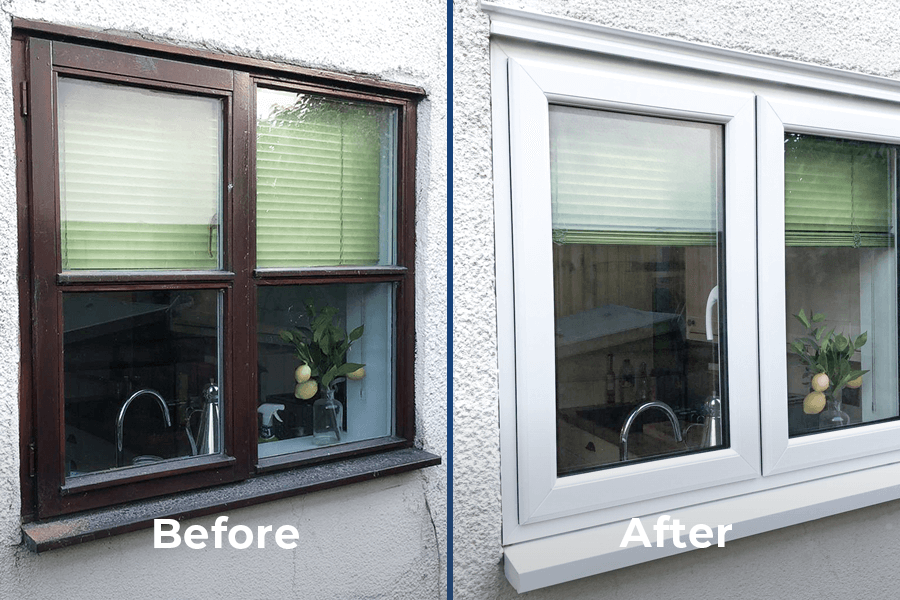 before and after window
