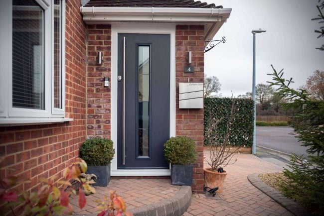 Composite front and back doors