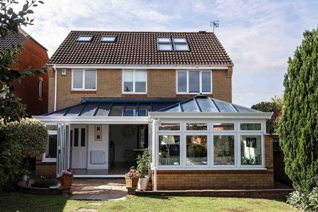 uPVC P-Shaped Conservatory