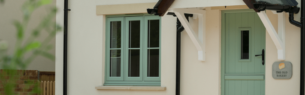Green Residence windows and Heritage entrance door