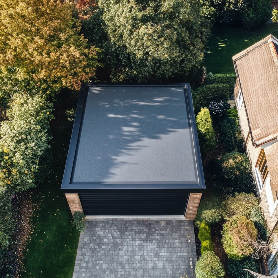 Flat Roof over Garage