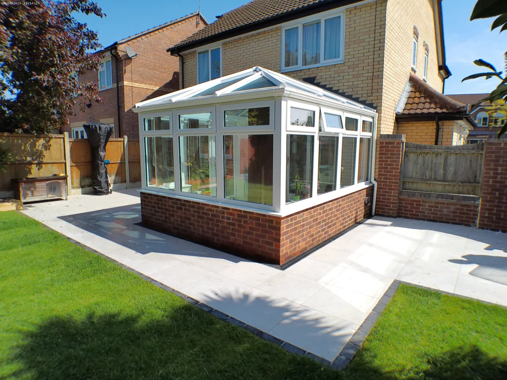 White Conservatory for Mr and Mrs Mooney