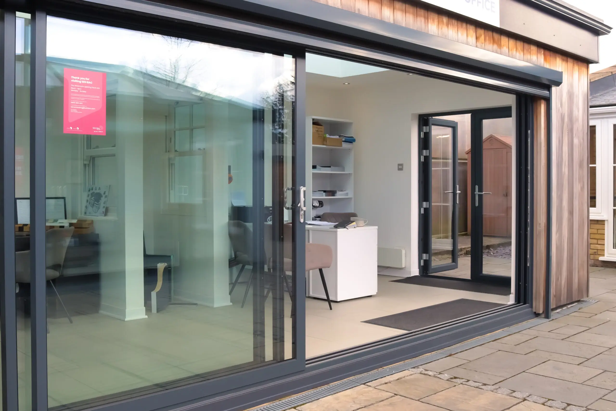 Home extension showroom