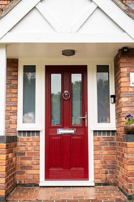 Composite front and back doors