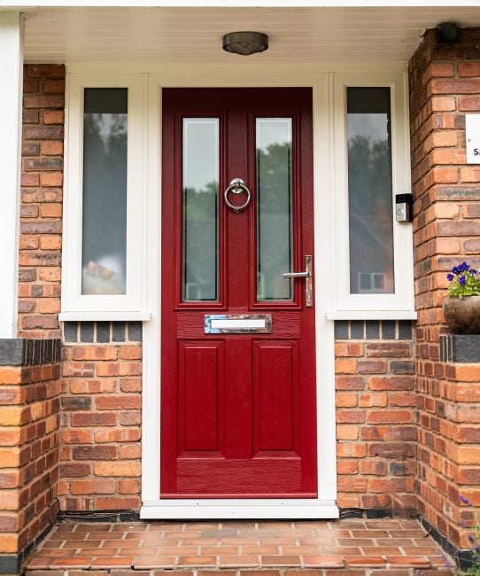 Composite front and back doors