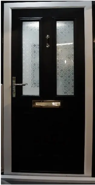 Balmoral Door – Black Sleek Skin – Whitmore
