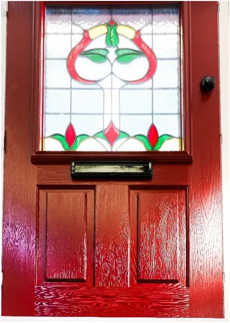 Balmoral Door – Red – Buxton