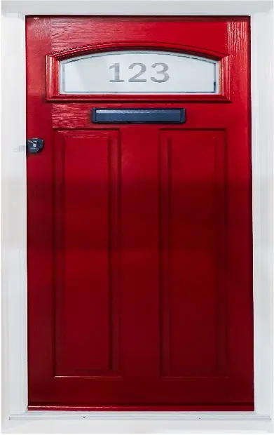 Balmoral Door – Red – Harlington