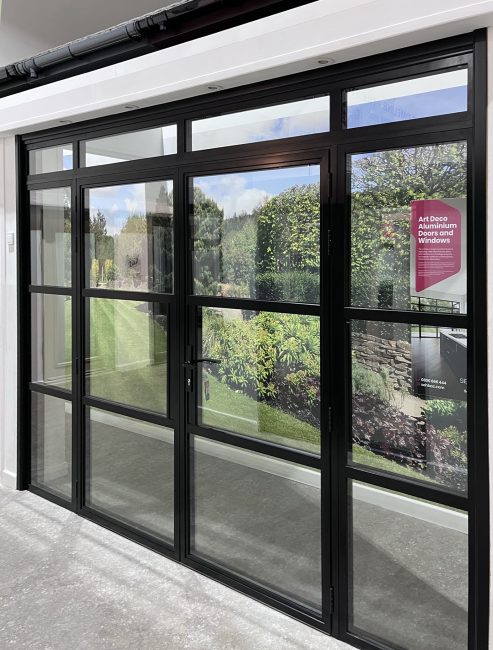 Aluminium Art-Deco – Black – Aluminium French Doors