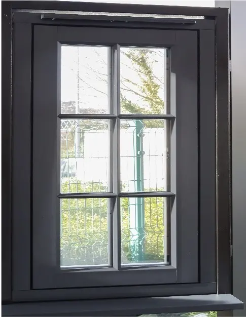 Heritage R7 Windows – Electric Grey Foil – Flush sash