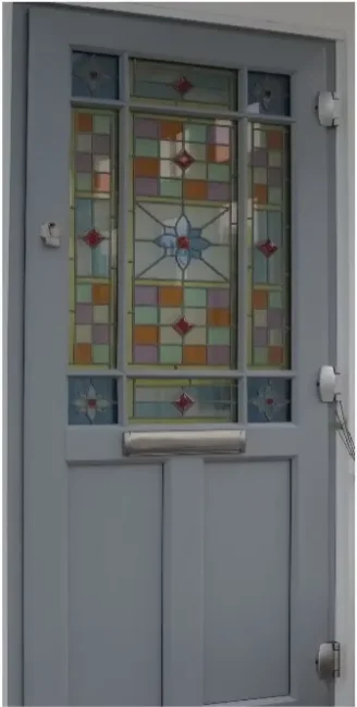 Suffolk Doors – Elephant Grey Foil – Victorian – Brushed Silver
