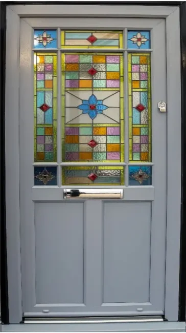 Suffolk Doors – Elephant Grey Foil – Victorian