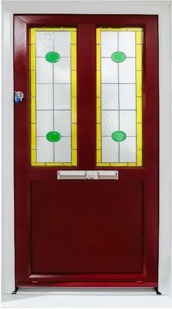 Suffolk Doors – Ruby Red – Sudbury – Bright Chrome Furniture