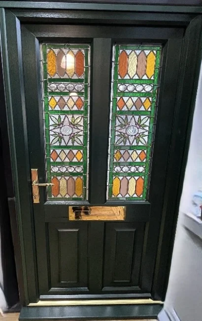Suffolk Doors – Racing Green Foil – Sudbury