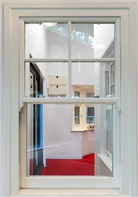Vertical Sliders – White Foil – Conservation