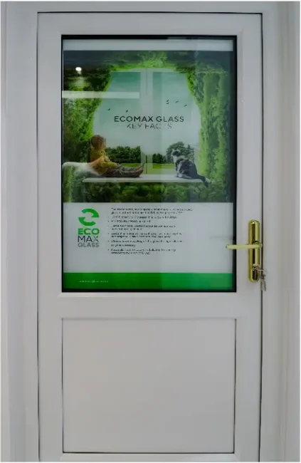 Windsor Doors – White Smooth – Sculptured Sash – Clear Glass