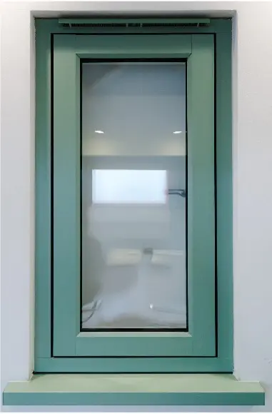 Windsor Flush Windows – Chartwell Green – Flush sash – Clear Eco-MAX