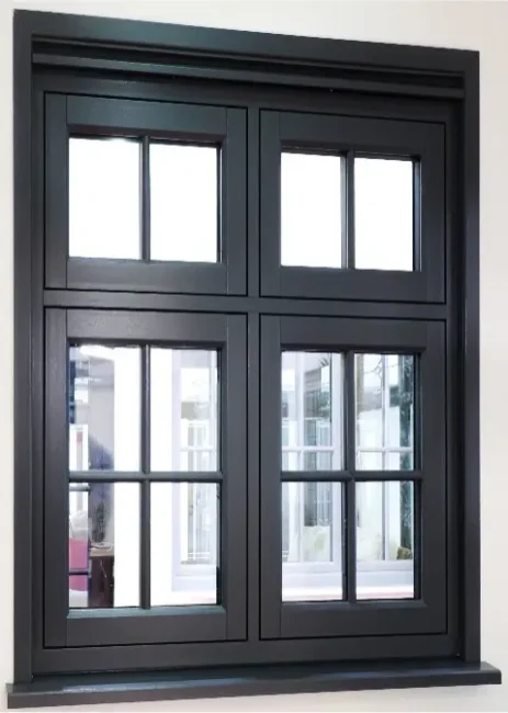 Windsor Flush Windows – Hazy Grey Finesse – Flush sash – Satin Furniture
