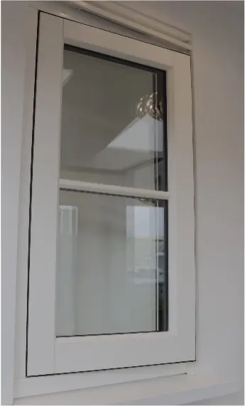 Windsor Flush Windows – White Foil – Flush sash