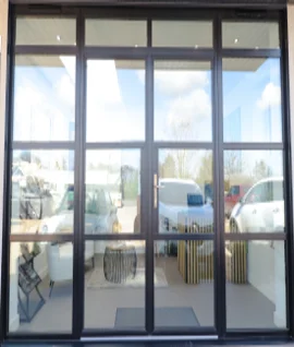 Aluminium Art-Deco – Black – French Doors
