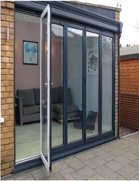 Aluminium Bi-folds – Antheracite Grey – Aluminium Bi-folds