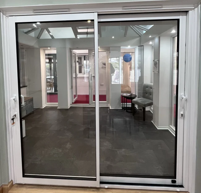 Aluminium SlimLine  Bi-folds – Matt White – Patio Doors