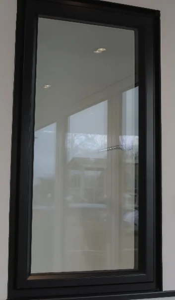 Aluminium Windows – Black – Chamfered sash