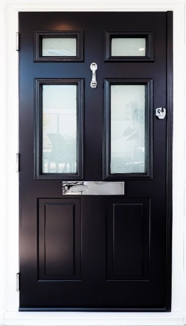 Balmoral Door – Black Sleek Skin – Middleton