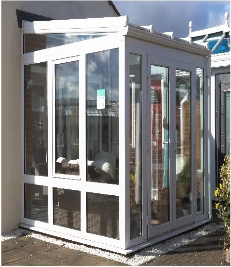 Windsor French Doors – White Smooth – Sculptured Sash