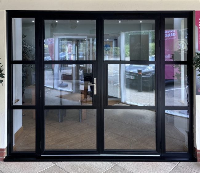 Aluminium Art-Deco – Black – Aluminium French Doors